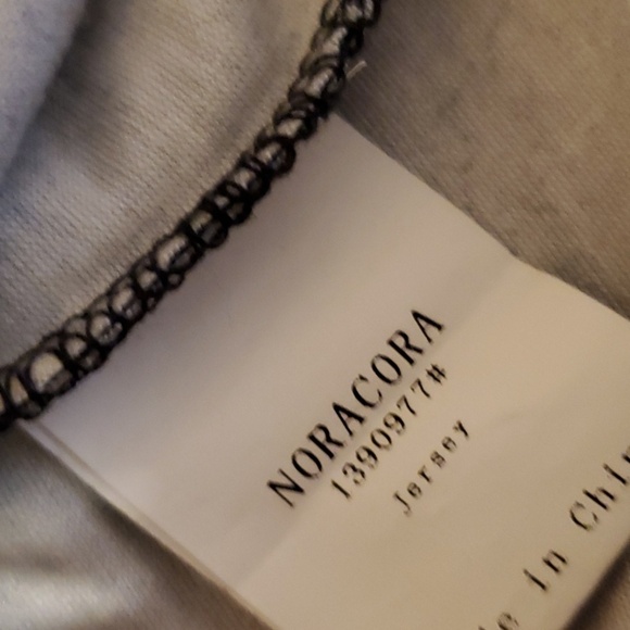 Noracora top women's size medium M US 8 shades of blue on black (I think black) - Picture 6 of 10